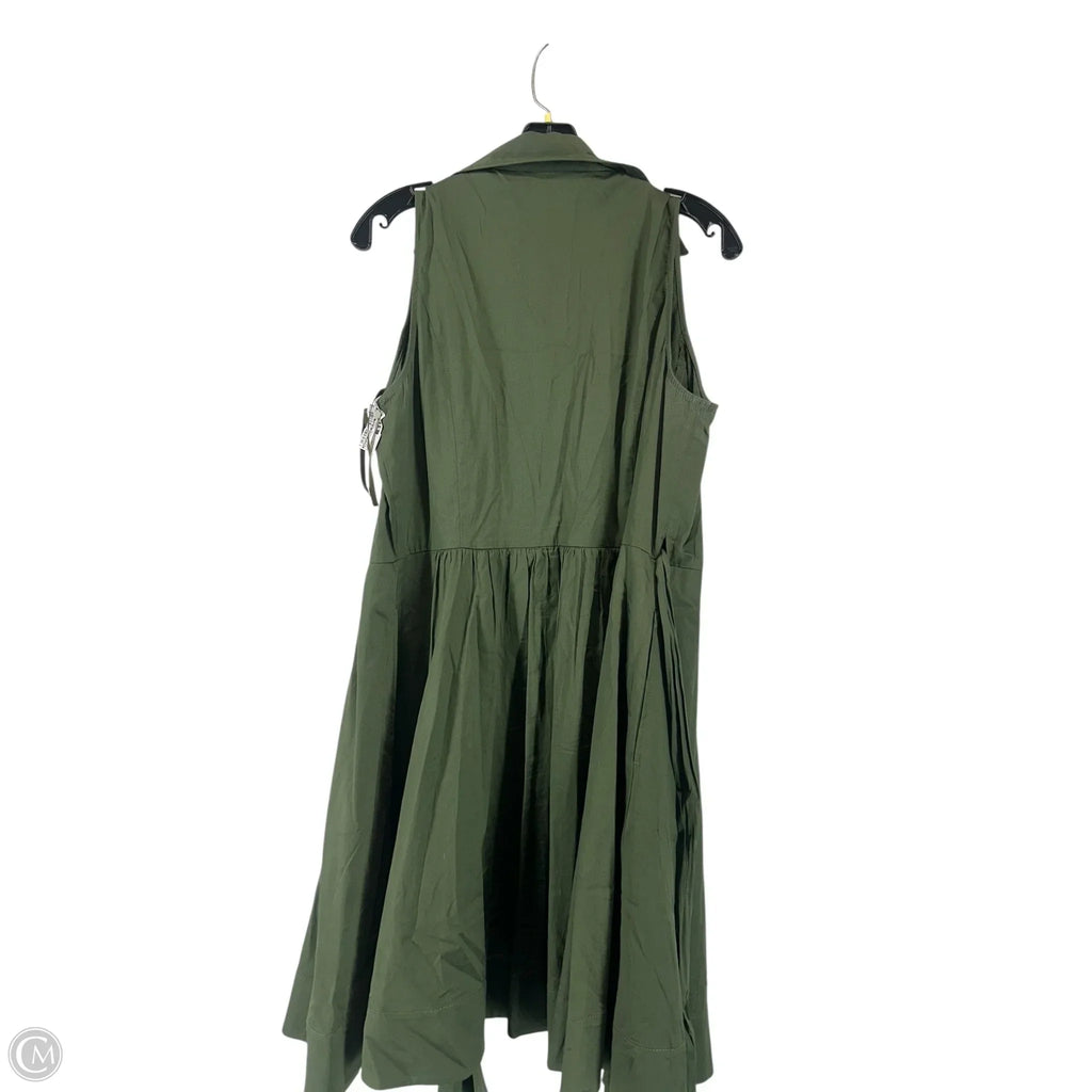 Dress Casual Midi By White House Black Market In Green, Size: 10