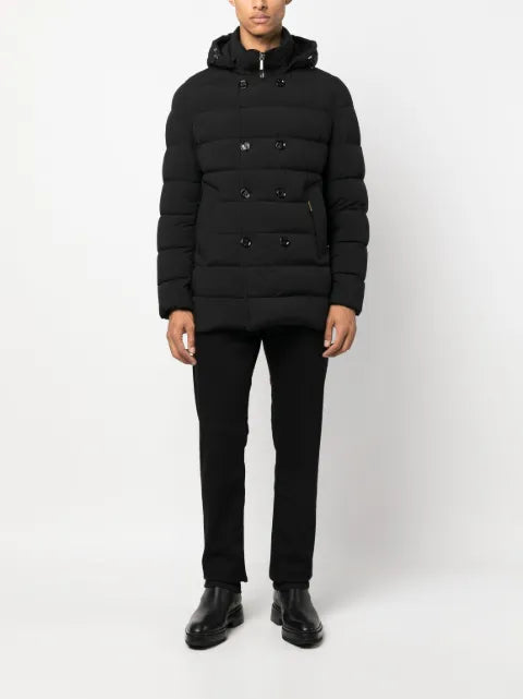 Moorer long-sleeve padded down jacket