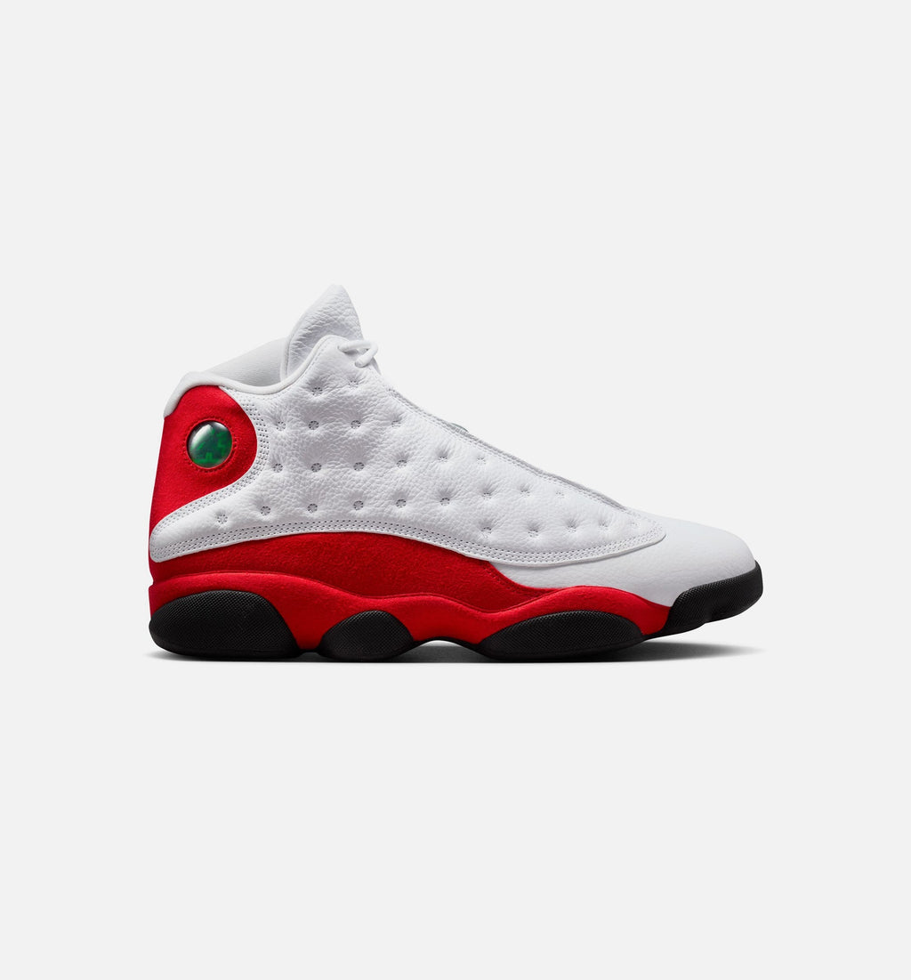 Air Jordan 13 Retro 'White and University Red' - Men's Lifestyle Sneaker (White/Black/True Red)