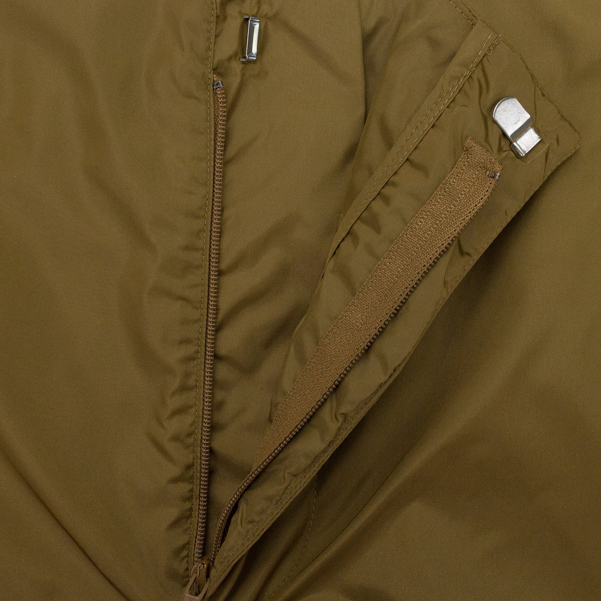GREEN MULTI POCKET TECH NYLON CARGO TROUSERS