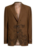 ETRO single-breasted jacket with placed motif