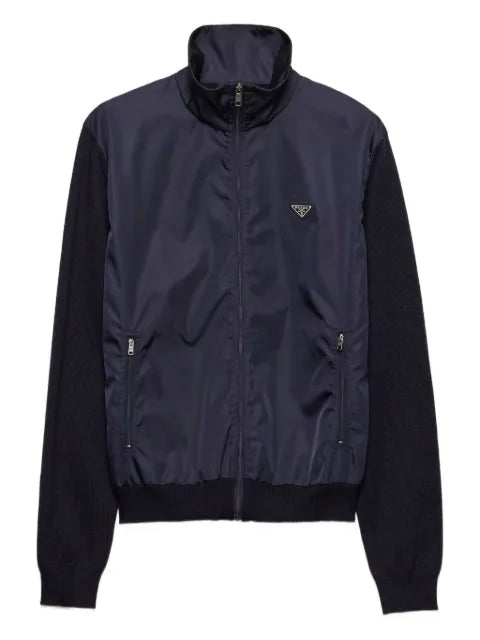 Prada superfine wool zipper cardigan