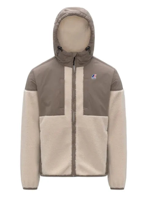 K-Way hooded fleece jacket