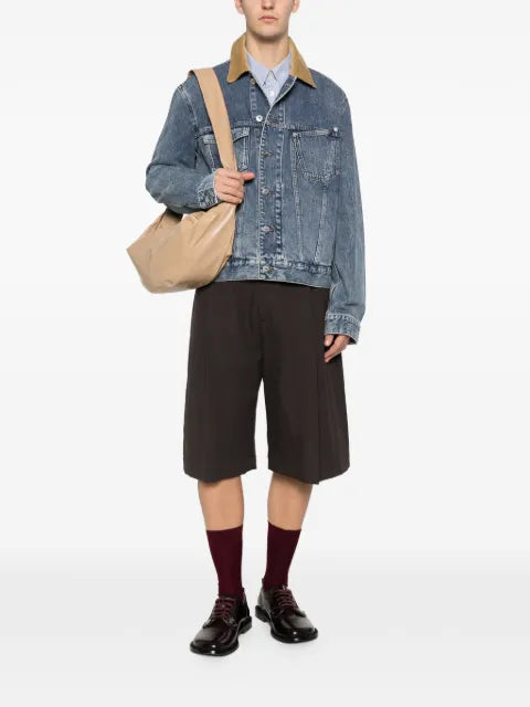 JW Anderson corduroy-collar denim jacket