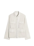 LEMAIRE jacket with 3D pockets in washed technical cotton
