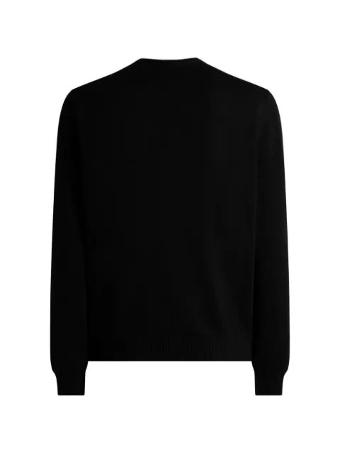 ETRO wool- and cashmere-blend jacquard sweater with giraffe motif