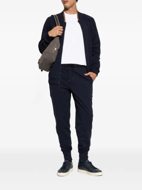 Paul Smith Artist Stripe-trim zip-up jacket