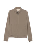 Corneliani high-neck zip-up bomber jacket