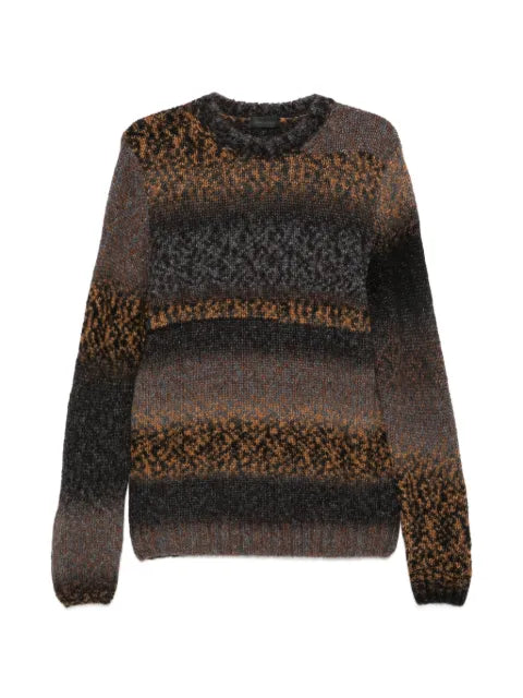 DONDUP intarsia-knit crew-neck sweater