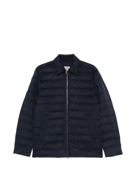 Herno zip-up collared padded jacket