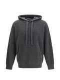 Laneus knitted drawstring hoodie