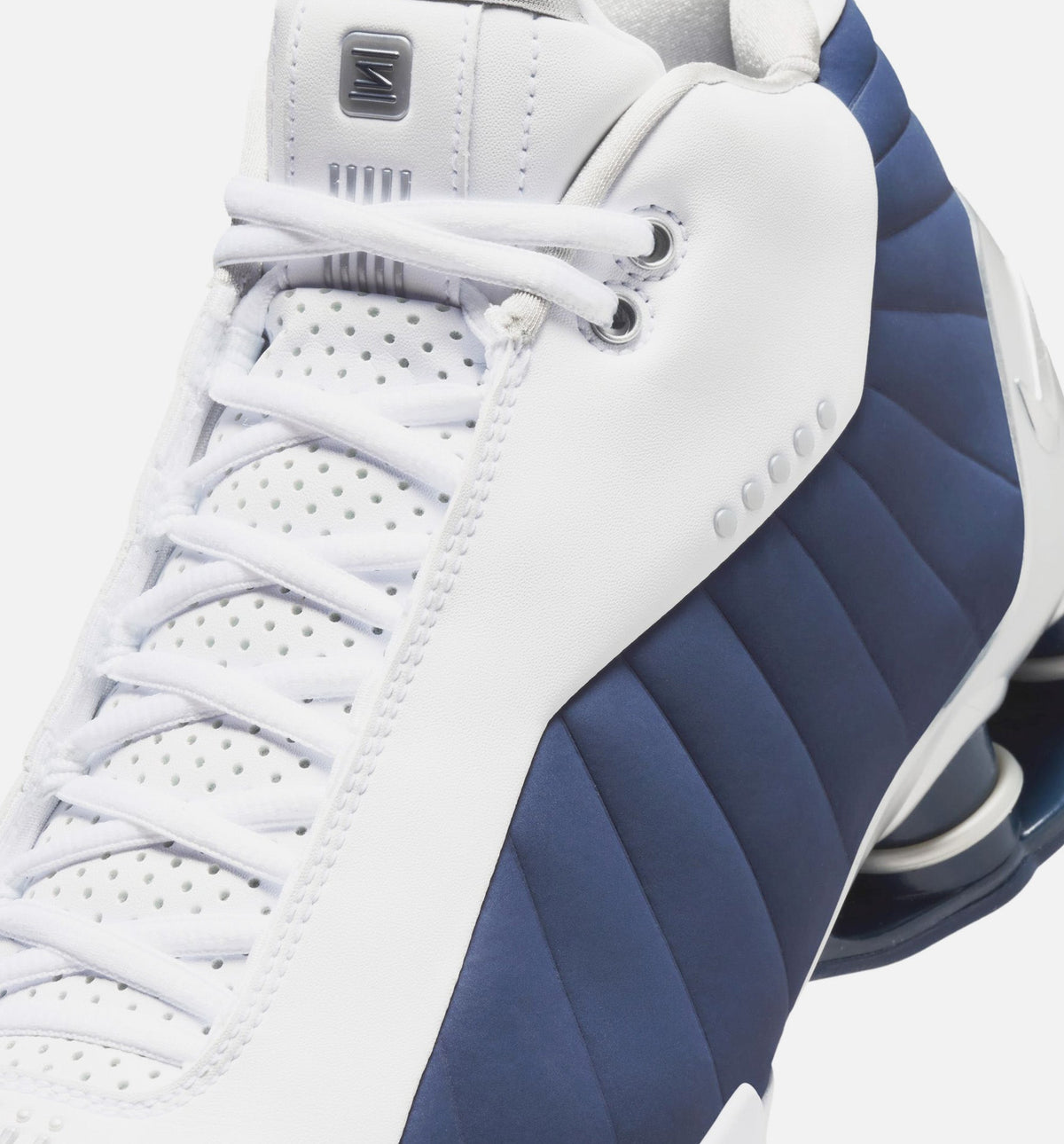 Nike Shox BB4 "Olympic" Men's Shoe – White/Midnight Navy/Metallic Silver