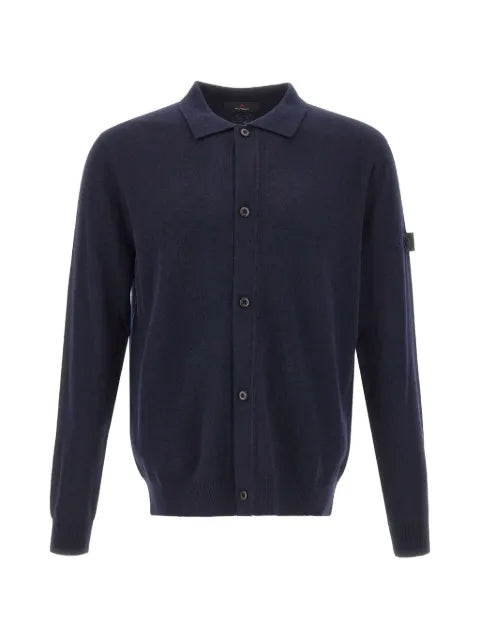 Peuterey Trilogy-logo button-up cardigan