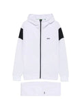 BOSS logo-print colour-block tracksuit