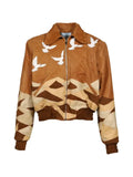 3.PARADIS Travelers patchwork leather jacket