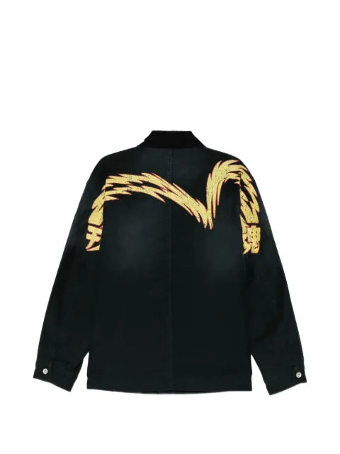 EVISU Daicock print jacket
