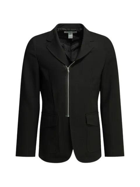 Comme Des Garçons Shirt zip-fastening notch-lapel jacket