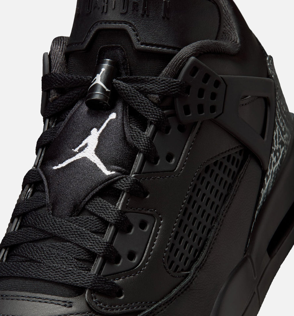 Spizike Low Men's Basketball Shoe – Black/Metallic Silver