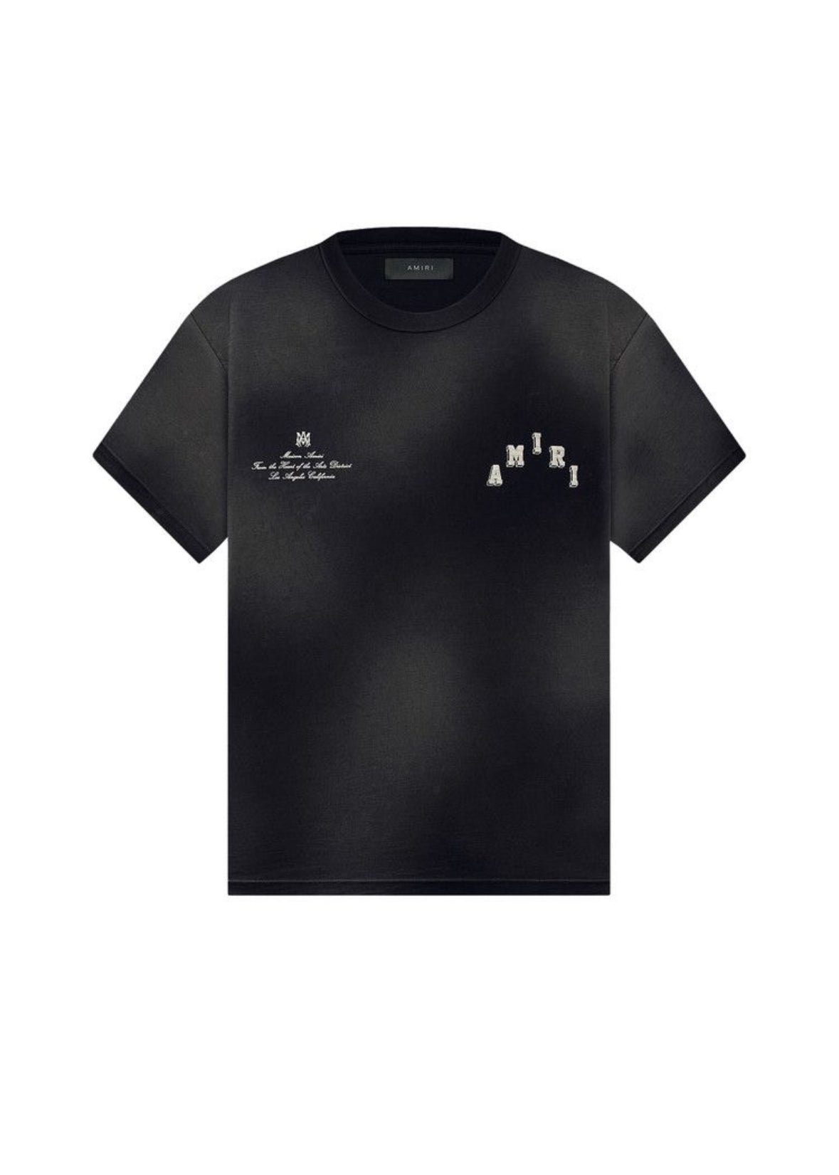 AMIRI Vintage Collegiate Tee Black