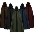 Halloween Medieval Hooded Cloak Hobbit Elf Renaissance Cosplay Cape