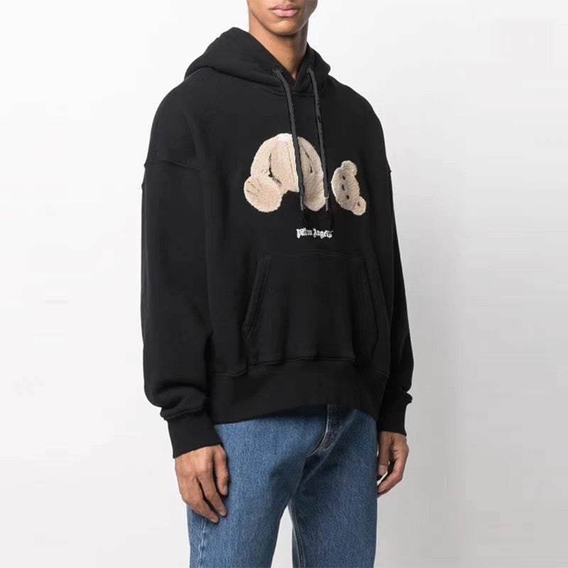 Palm Angels Kill the Bear Crocodile Heart Oversized Hoodie Streetwear