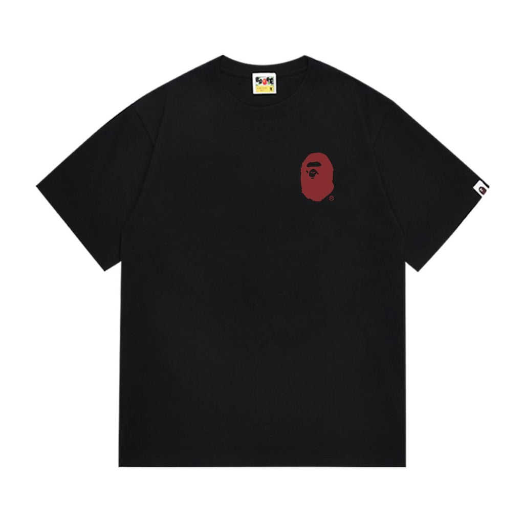 BAPE Red Chest & Back Graphic Short-Sleeve T-Shirt
