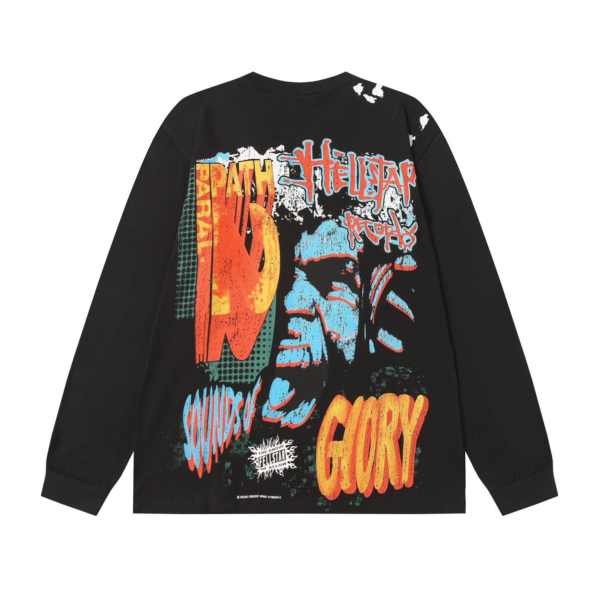 HEILSTAR Records Graphic Long-Sleeve T-Shirt