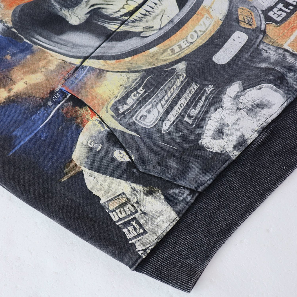 Godspeed Skull Racer Graphic Hoodie