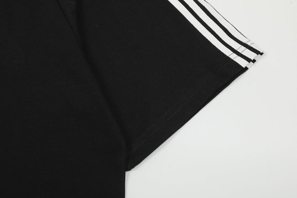 Sp5der Striped Raglan Graphic T-Shirt