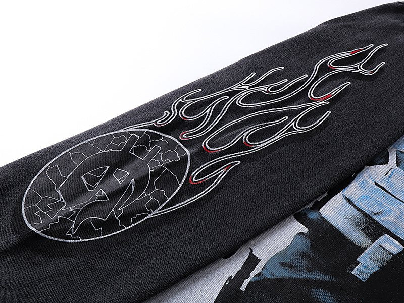 Godspeed Out of Many One Astronaut Graphic Long-Sleeve T-Shirt