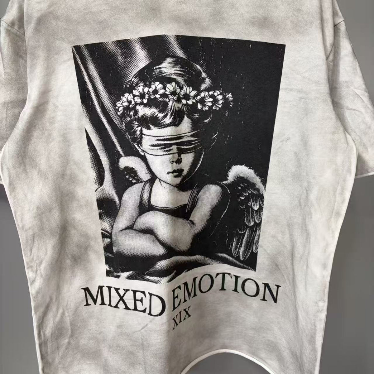 MIXED EMOTION Cherub Graphic Short-Sleeve T-Shirt