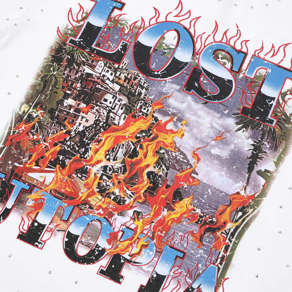 FIRST ROW Lost Utopia Burning Flame T-Shirt