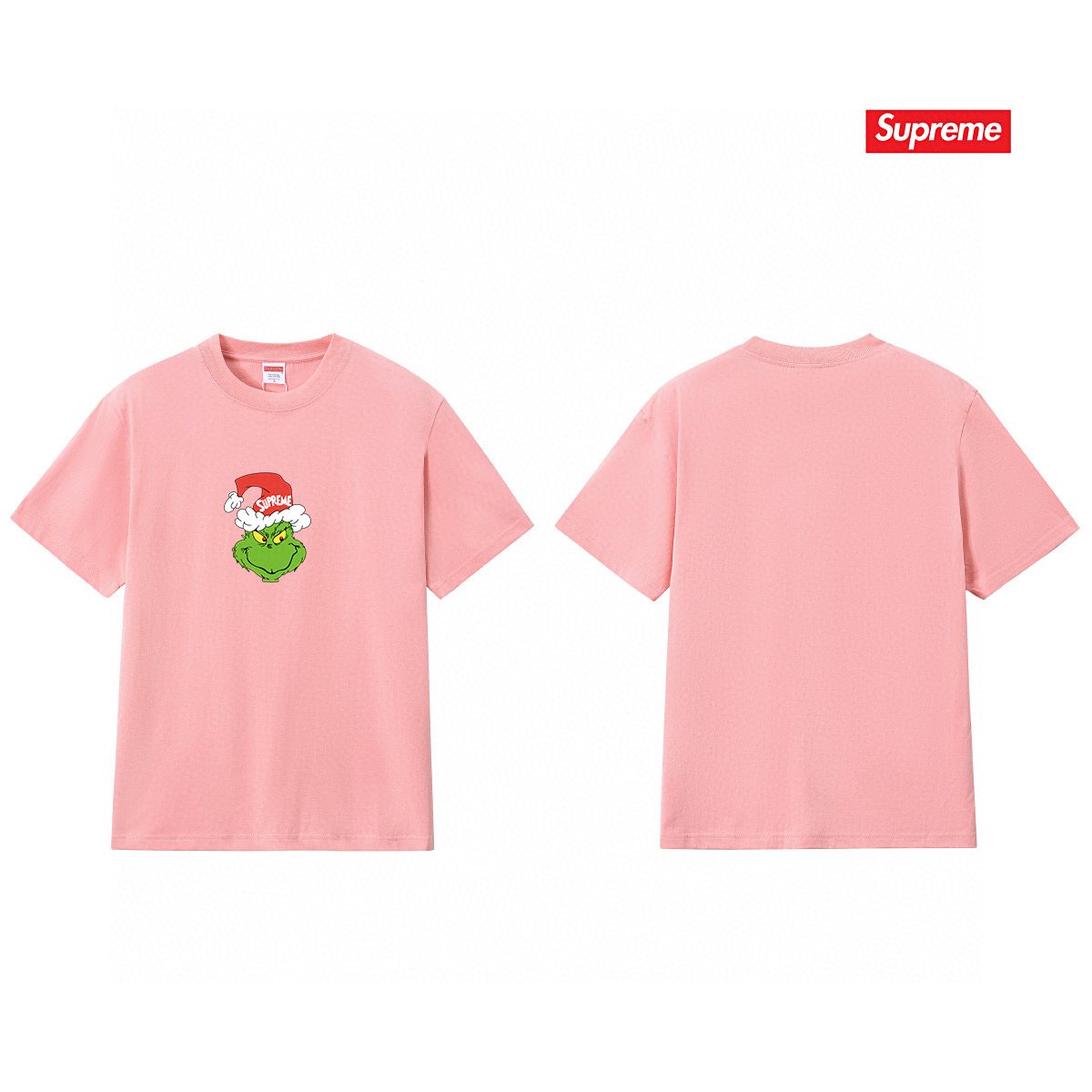Supreme Grinch Santa Graphic T-Shirt