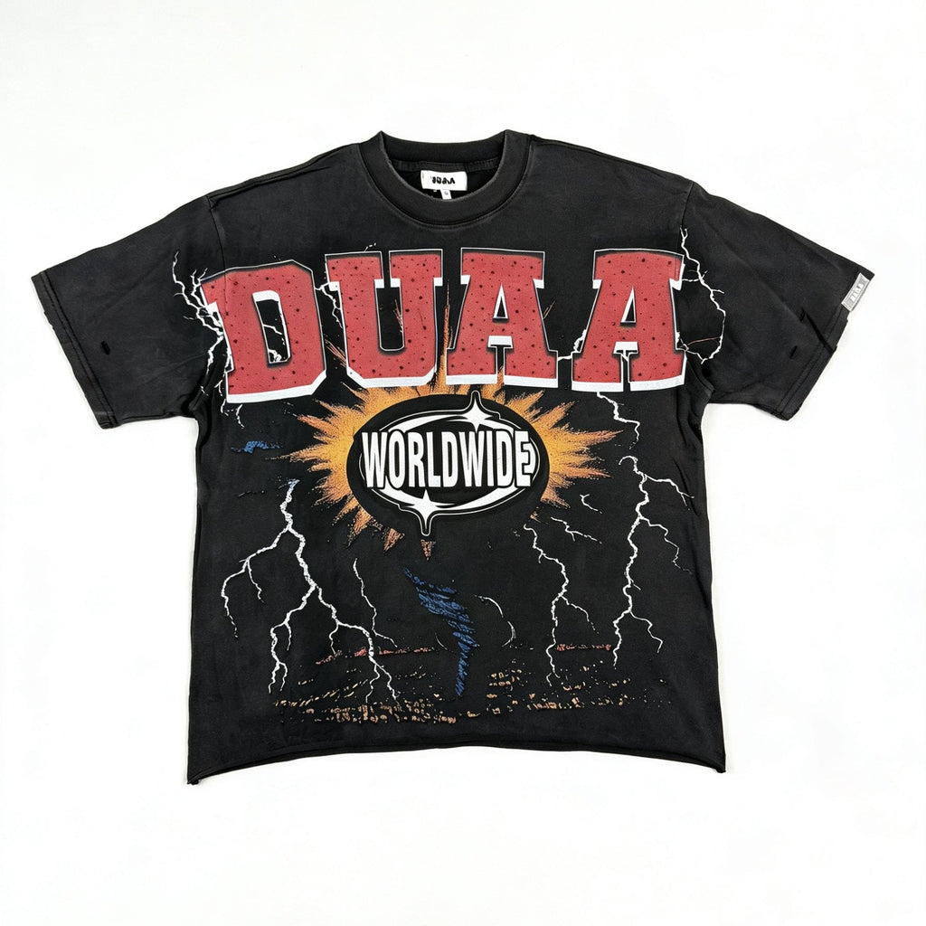 DUAA New Age Lightning Graphic T-Shirt