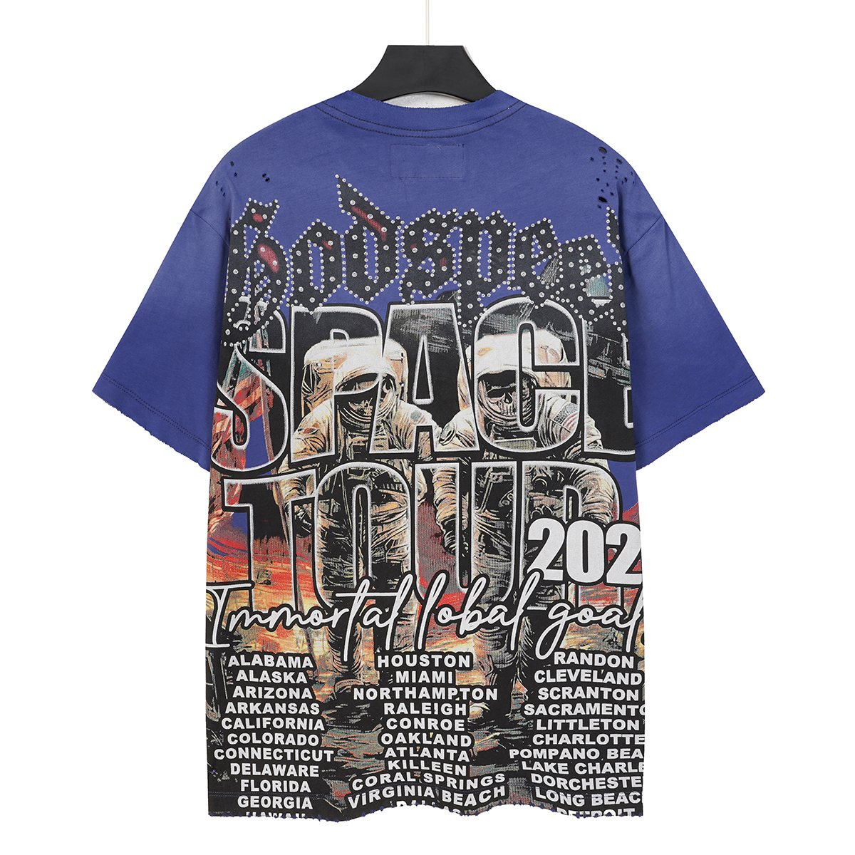 Godspeed Space Tour Astronaut Graphic Short-Sleeve T-Shirt