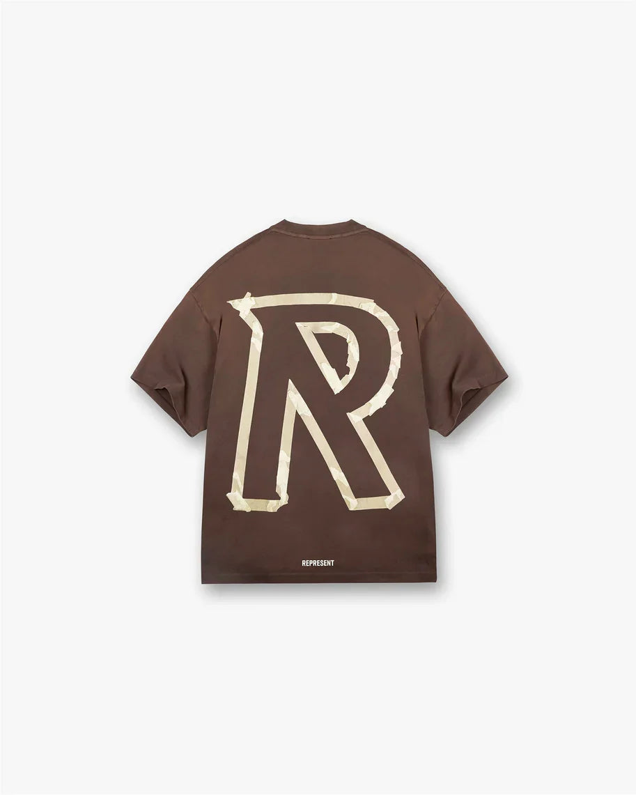 Represent Masking Tape Initial Tee