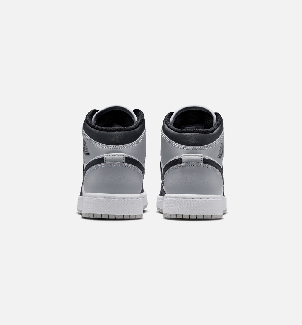 Air Jordan 1 Mid “Light Smoke Grey” Grade School Lifestyle Shoes