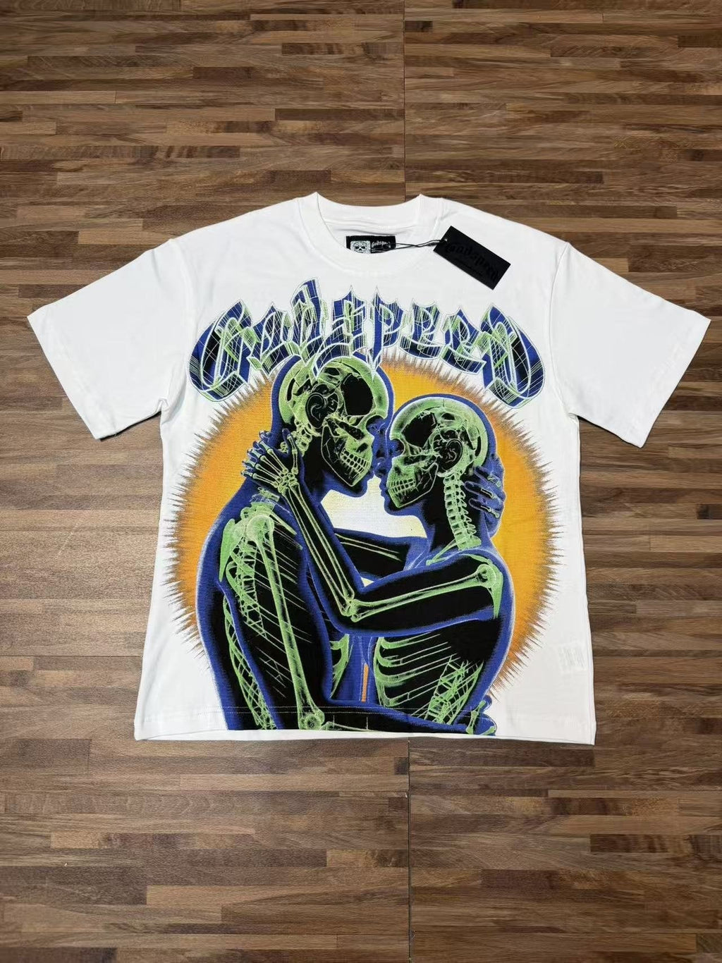 Godspeed Out of Many, One Skeleton Graphic T-Shirt