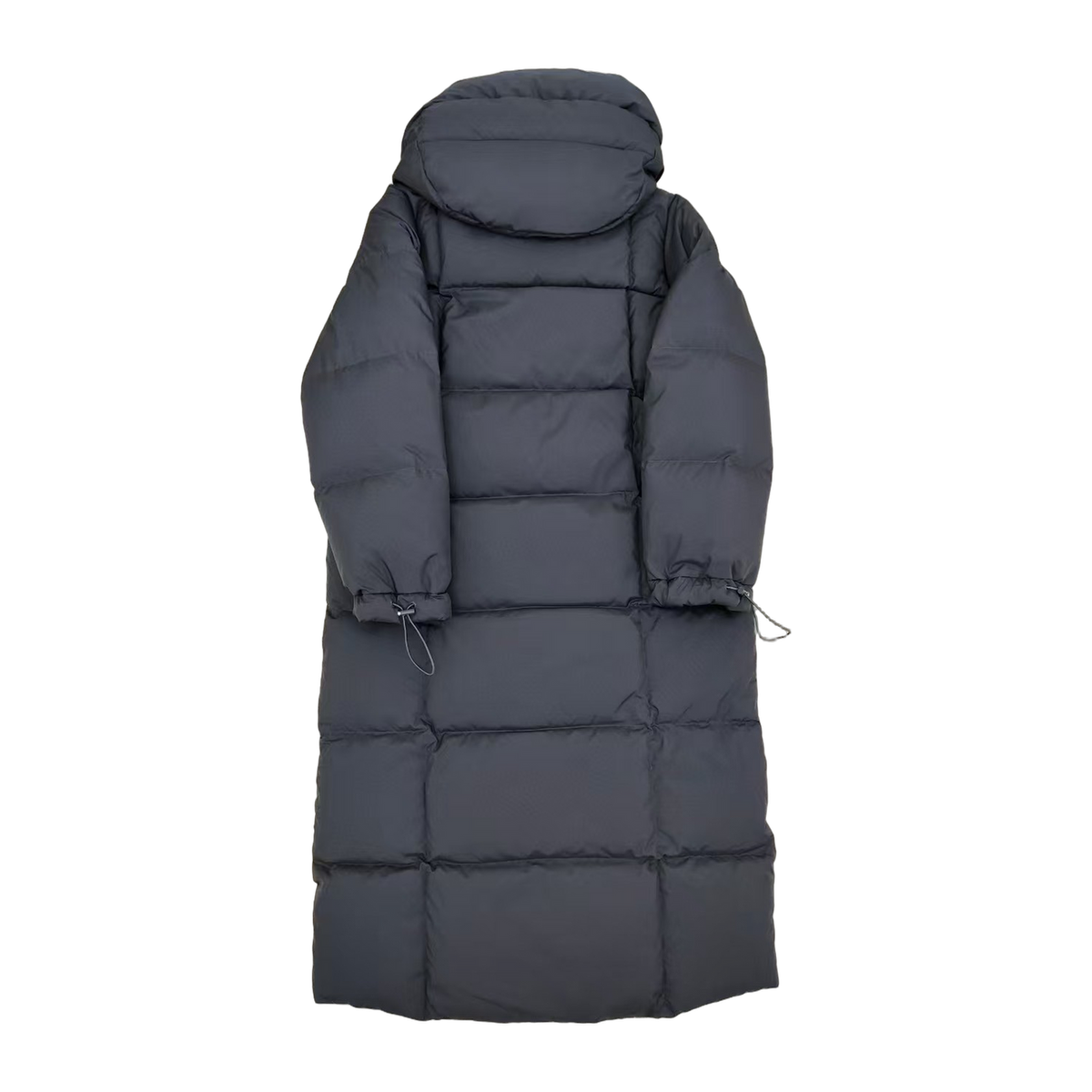New Balance Hooded Long Puffer Coat | Black | Insulated