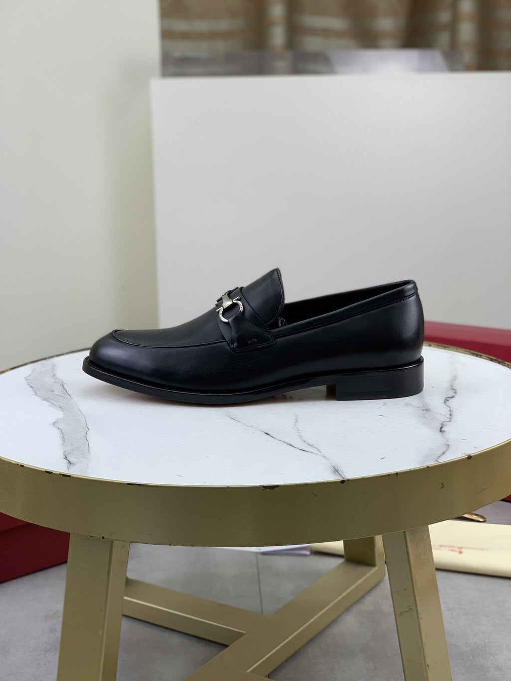 Salvatore Ferragamo Leather Horsebit Loafers