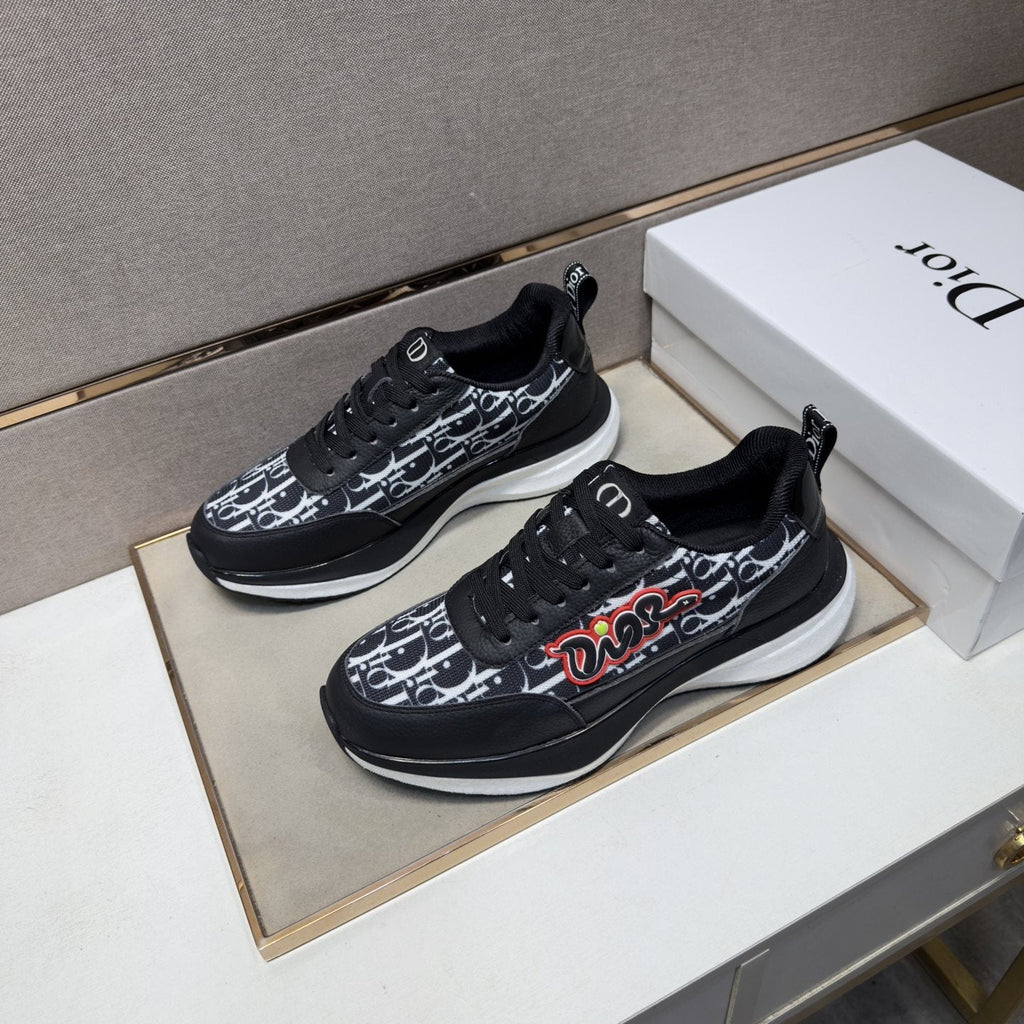 Dior Patterned Low-Top Men's Sneakers