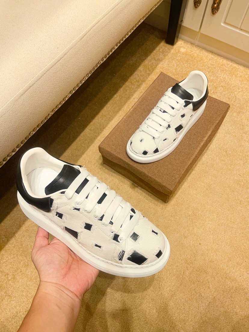 Patterned Low-Top Sneakers