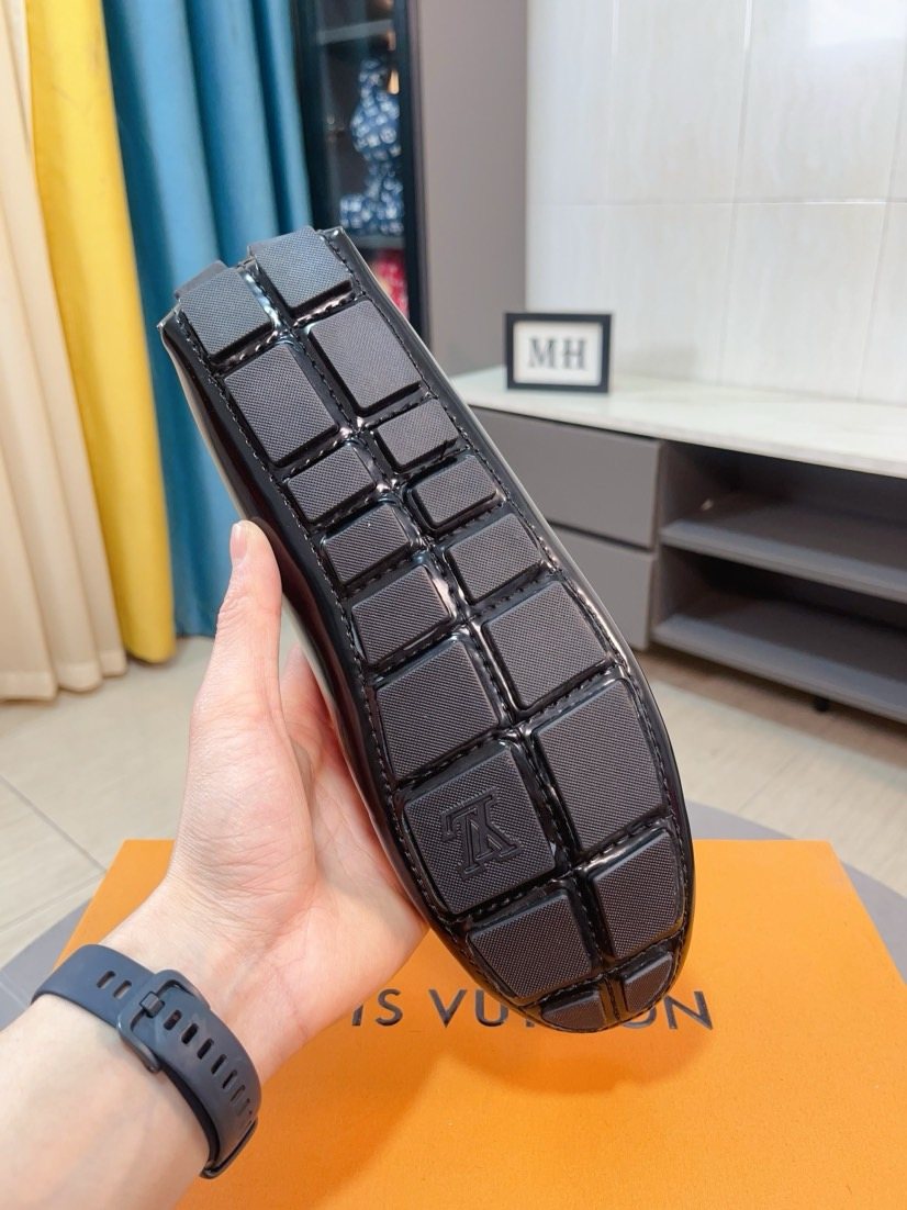 Louis Vuitton Patterned Vamp Loafers