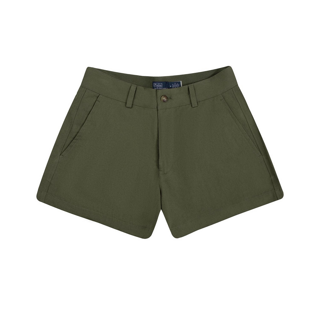 Ralph Lauren Women's Cotton Twill A-Line Tailored Shorts