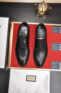 Gucci Men's Cap-Toe Lace-Up Dress Shoes